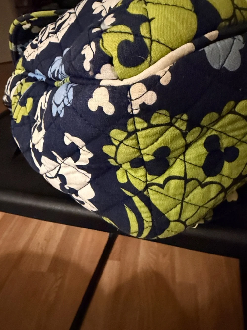 Vera Bradley Disney Mickey’s Midnight Bloom Quilted Mini Backpack